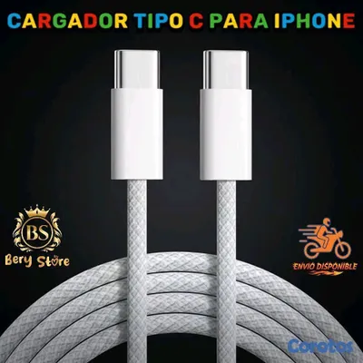 otros electronicos - CARGADOR TIPO C ORIGINAL PARA IPHONE Y ANDROID - 15 DÍAS DE GARANTÍA | CARGADOR 4