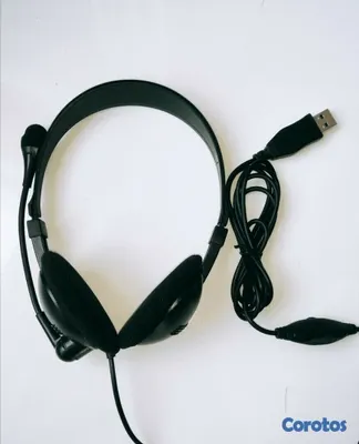 camaras y audio - Audifonos usb JAMA  Alámbricos USB Con Micrófono Y Control De Volumen  2