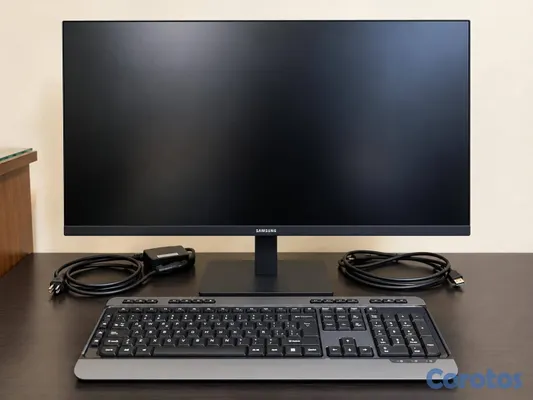 computadoras y laptops -  MONITOR SAMSUNG 27” FULL HD + TECLADO KLIP XTREME 2