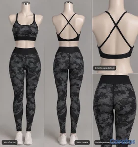 🔥 ¡CONJUNTO DE GYM— Top + Leggings 😍