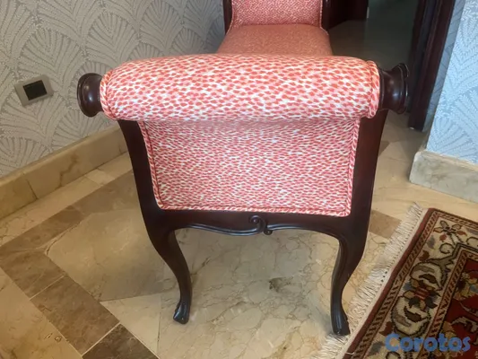 muebles y colchones - Elegante banqueta clásica estilo francés 2