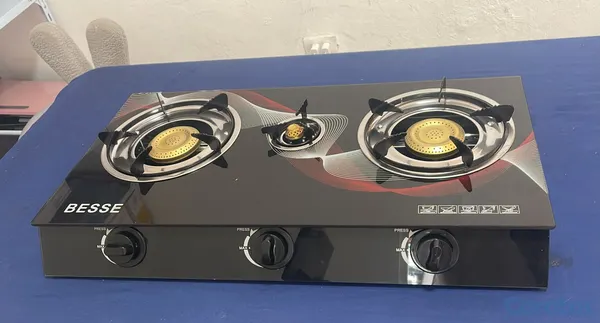 cocina - 🔥 ESTUFA DE MESA DE 3 QUEMADORES  2