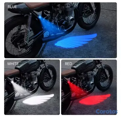 otros vehiculos - ​Luces LED "Alas de Ángel" para Motos 🏍️✨ 4