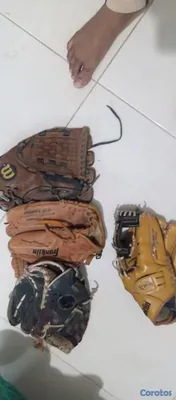 hobby y coleccion - lote de guantes usados  2