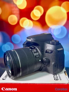 Camara Canon 77D Lente y Accesorios 