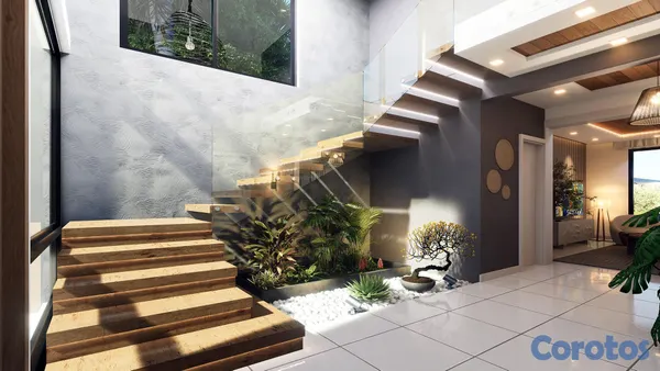 casas vacacionales y villas - Vista Cana, Amplias Villas con 4 habitaciones con piscina 7