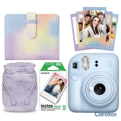 camaras y audio - Fujifilm Instax Mini 12 Combo Azul Camara de Fotos 2