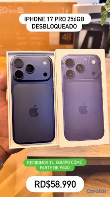 celulares y tabletas - 17 pro totalmente nuevo de 256, batería en 93 2
