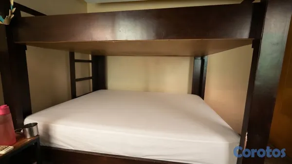 muebles y colchones - cama de dos plantas (litera) grande de pino + plywood hidrófugo y base para 3ra 2