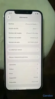 celulares y tabletas - iPhone 12 Pro Max, 128Gb, factory 3