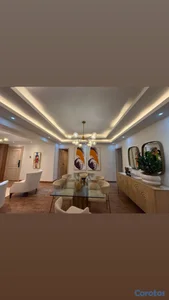 alquiler amueblado de tres habitaciones en bella vista 