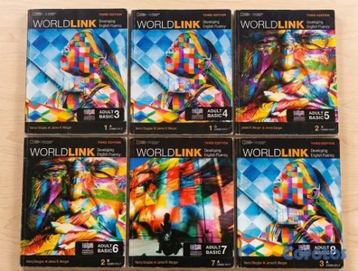 🇺🇸📚 Colección 6 Libros de Inglés "World Link" (3ra