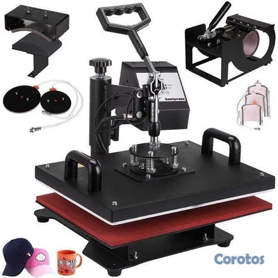 otros electronicos - Plancha / Prensa Térmica 8 en 1 Multifuncional 6