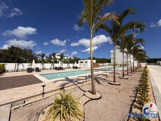 apartamentos - ALQUILER APARTAMENTO CON TERRAZA EN PUNTA CANA 2 H 9