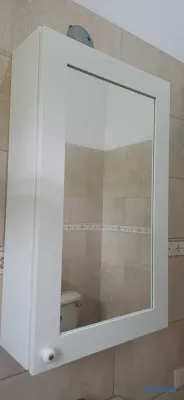 muebles y colchones - Gabinete de baño con espejo IKEA modelo Enhet, imp 2