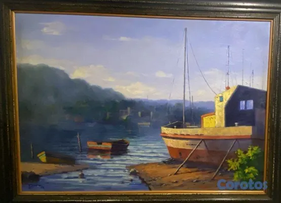 arte y antigüedades - Obra de Arte Original – Ferreras, Destacado Pintor Dominicano 2