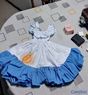 ropa y zapatos - Vestido Tipico Campesina y Vestido de Argentina 3