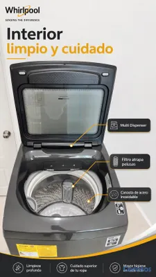 electrodomesticos - Lavadora Whirlpool 20 KG Automática Xpert Eco 10