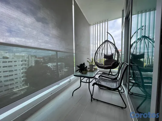 apartamentos - Se alquila, Apartamento 2Hab Amueblado Fino c/Pisc 2