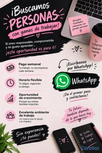 Te contratamos.