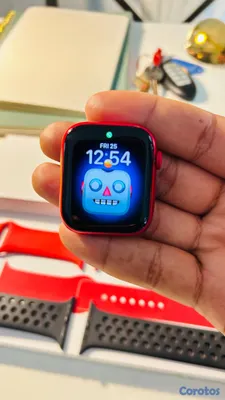 otros electronicos - Apple Watch ROJO serie 9 limited edition, en Punta Cana  2