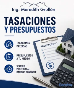Tasación de inmuebles y presupuestos