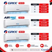 aires acondicionados y abanicos - AIRE ACONDICIONADOS DISPONIBLES 