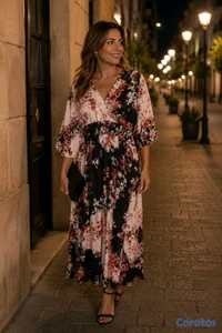 vestido flores