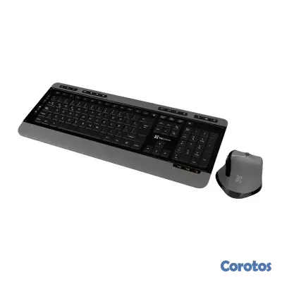 computadoras y laptops - TECLADO Y MOUSE KLIPX MAGNIFIK WIRELESS DUO, PREMIUM, MULTIMEDIA, DISEÑO ULTRA 2