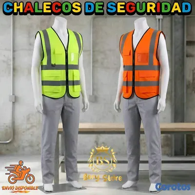 equipos profesionales - CHALECOS DE SEGURIDAD REFLECTIVOS DE ALTA VISIBILIDAD CON BOLSILLOS | CHALECOS | 7