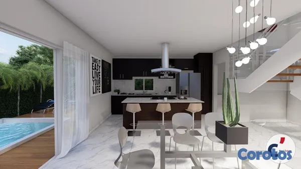casas - Villas en venta de 3 habitaciones con diseño moder 20