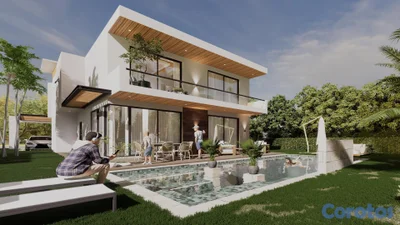 Vista Cana, Amplias Villas con 4 habitaciones con piscina