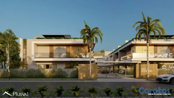 casas - Casa Tipo Townhouse de 2 Habitaciones en Zona Céntrica de PuntaCana 8