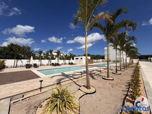 apartamentos - ALQUILER APARTAMENTO CON TERRAZA EN PUNTA CANA 2 H 9