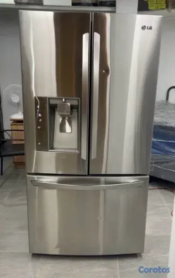 electrodomesticos - nevera LG 36 pulgadas de 3 puertas con dispensador  3