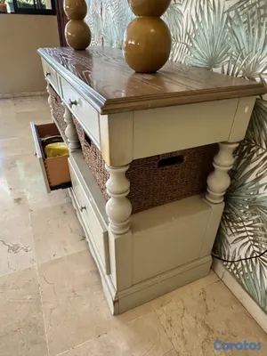 decoración y accesorios - Credenza / mueble organizador estilo provenzal con 2