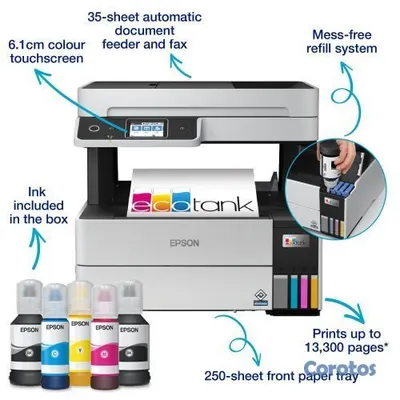 impresoras y scanners - EPSON ECOTANK L6490 SISTEMA MULTIFUNCIONAL (IMPRESORA, ESCANER, COPIADORA, FAX) 3
