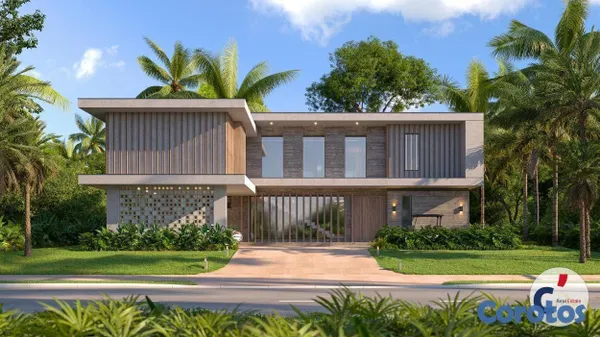 casas - Modern Luxurious 5-Bedroom Villa in Cap Cana With  11