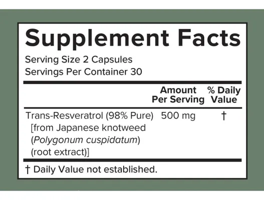 Salud y Equipamiento Médico - Prominent Resveratrol 500mg - Unid - Unidad A $3548 2