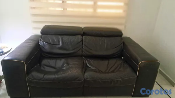 muebles y colchones - MUEBLE PIEL MARRON ILUMEL 3