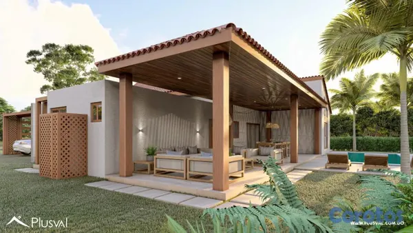 casas vacacionales y villas - preciosa villa en venta en Guavaberry con un entorno exclusivo. 9
