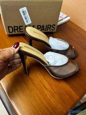 zapatos para mujer - zapatillas de mallita, dream Paris, nuevas en su caja , size 6 2