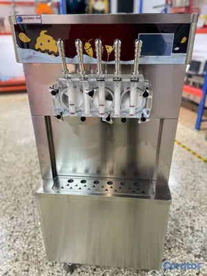equipos profesionales - Maquina de helados soft de 5 sabores yogur helado  5