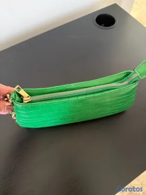 carteras y maletas - zara cartera verde 4