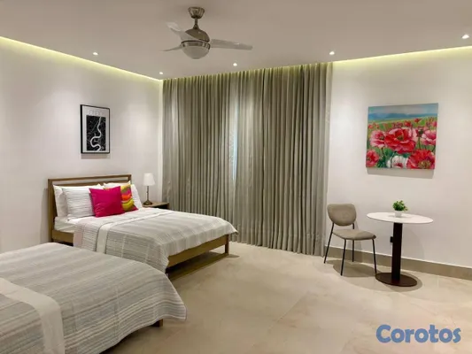 casas vacacionales y villas - Punta Cana Village: villa amueblada de 4 habitaciones con piscina 4