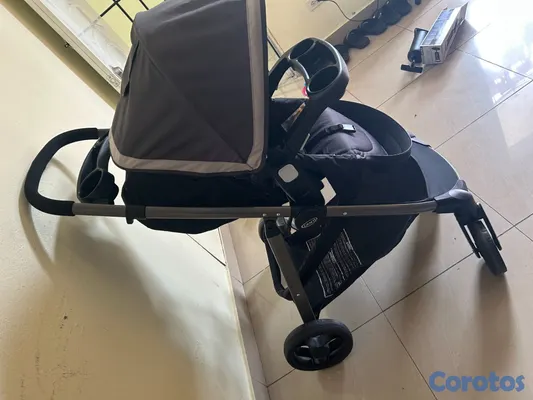 coches y sillas - Vendo coche junto al car seat y la base  2