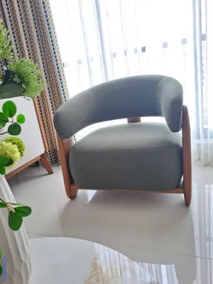 muebles y colchones - Butaca.Nueva. (abierto )  en. caoba. Tapizada.  3
