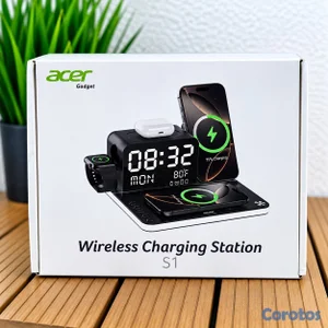 🔥 Estación de Carga Inalámbrica Acer S1 + Reloj Di