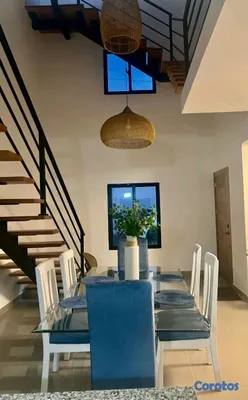 casas vacacionales y villas - En Punta Cana Villa totalmente amueblada, el estilo de vida que mereces.  2