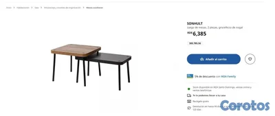 Mesa Auxiliar moderna para sala 